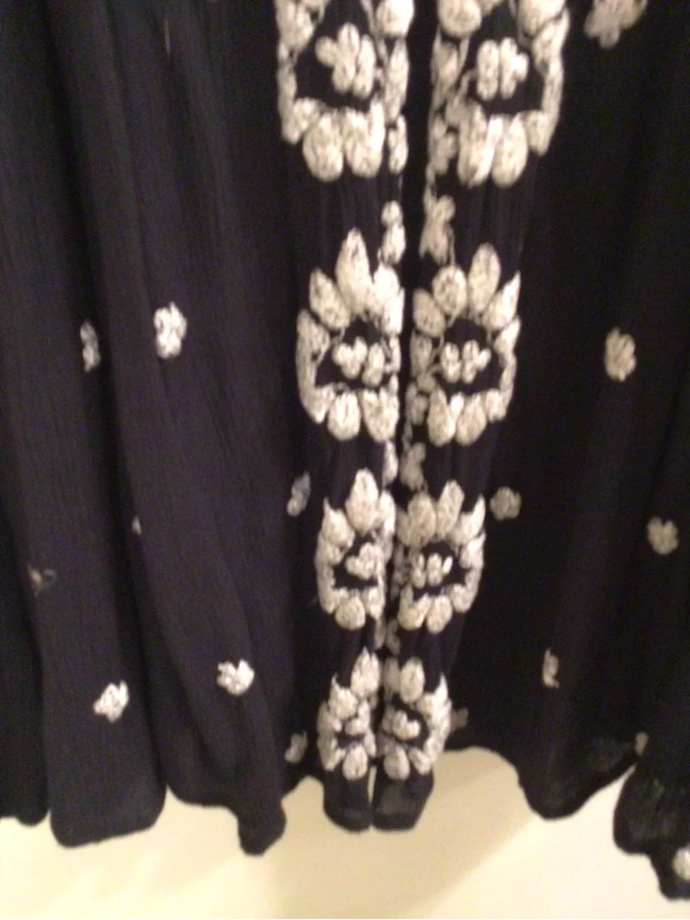 Free People /Fable Embroidered Midi Dress Size Large- NWOT - Picture 14 of 16